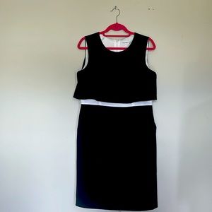 Calvin Klein Black/White Dress